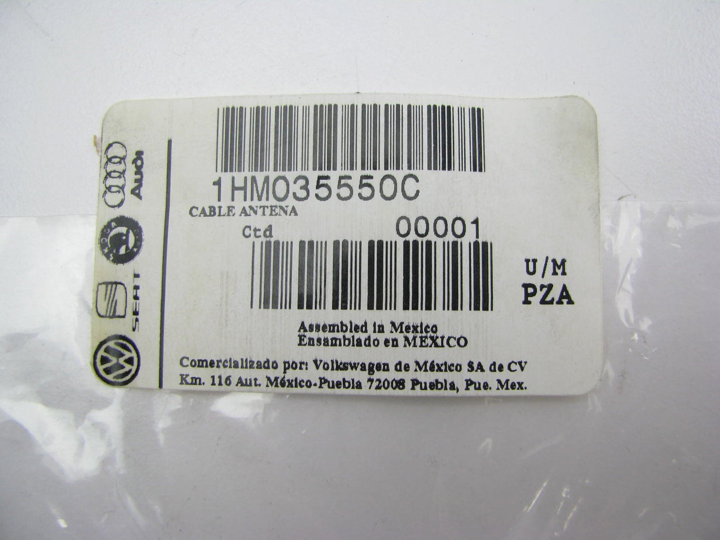 New Genuine Antenna Cable OEM For 1995-1999 Volkswagen Jetta 1HM035550C