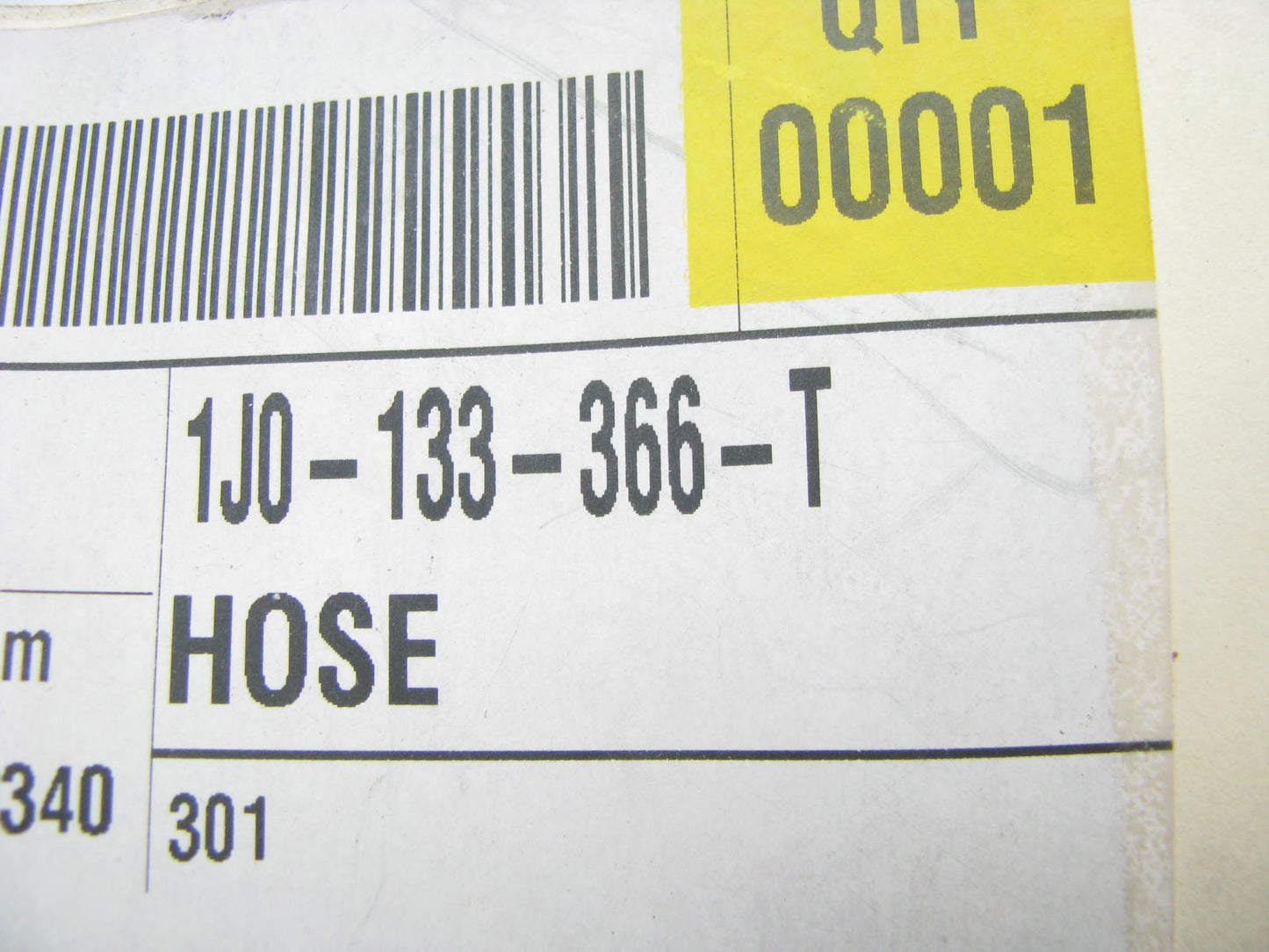 NEW GENUINE OEM 2006 VW Jetta Vacuum Hose Line Tube OEM # 1J0133366T