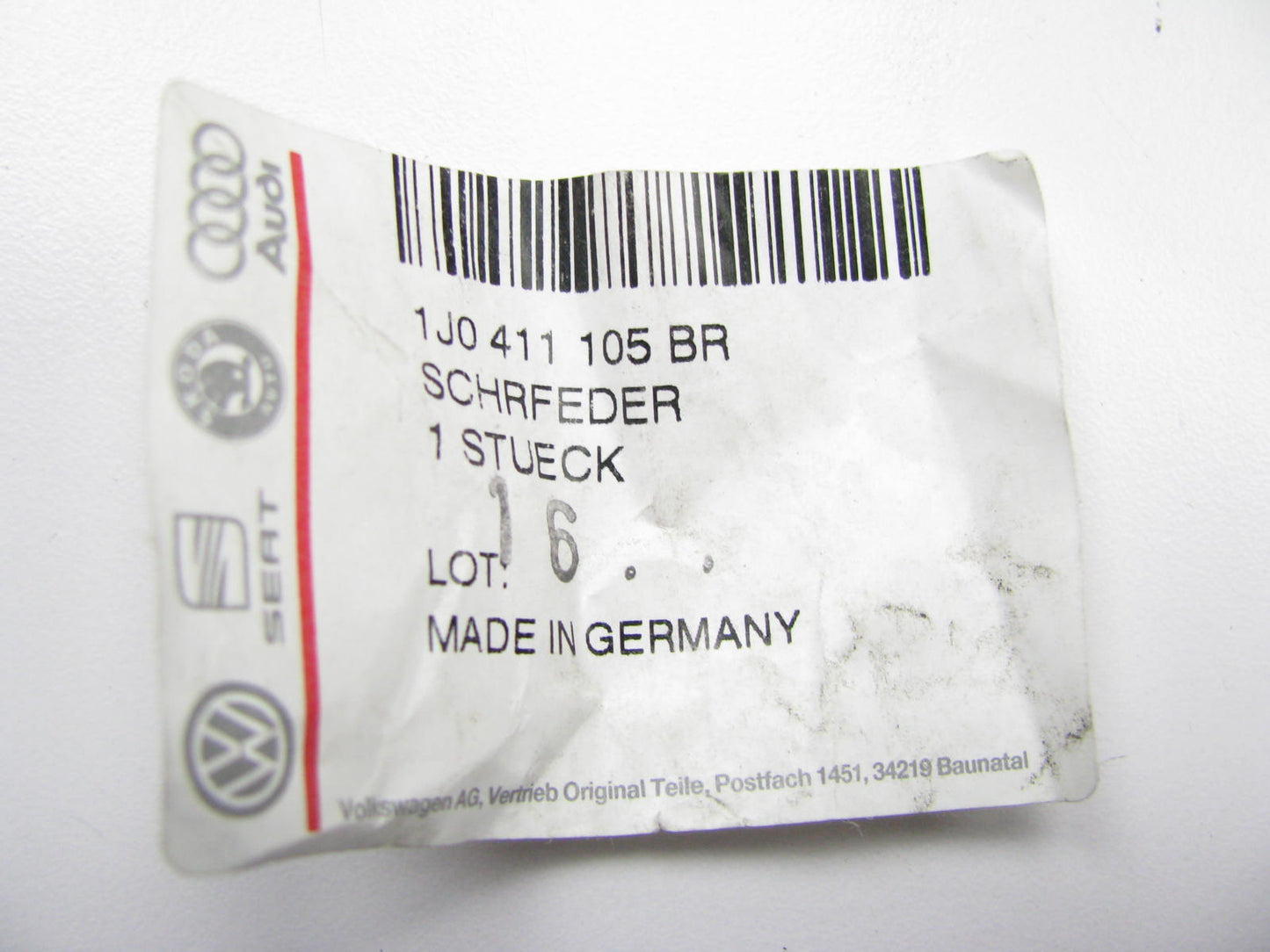 (2) NEW OEM VW Audi 1J0411105BR Front Coil Springs - 2002 AUDI TT