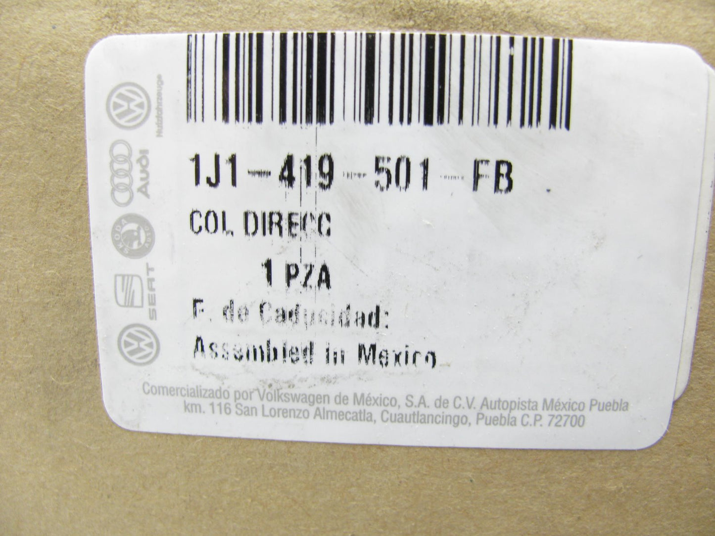 NEW GENUINE Steering Column OEM For 2004-2005 VW Beetle - Automatic, Floor Shift