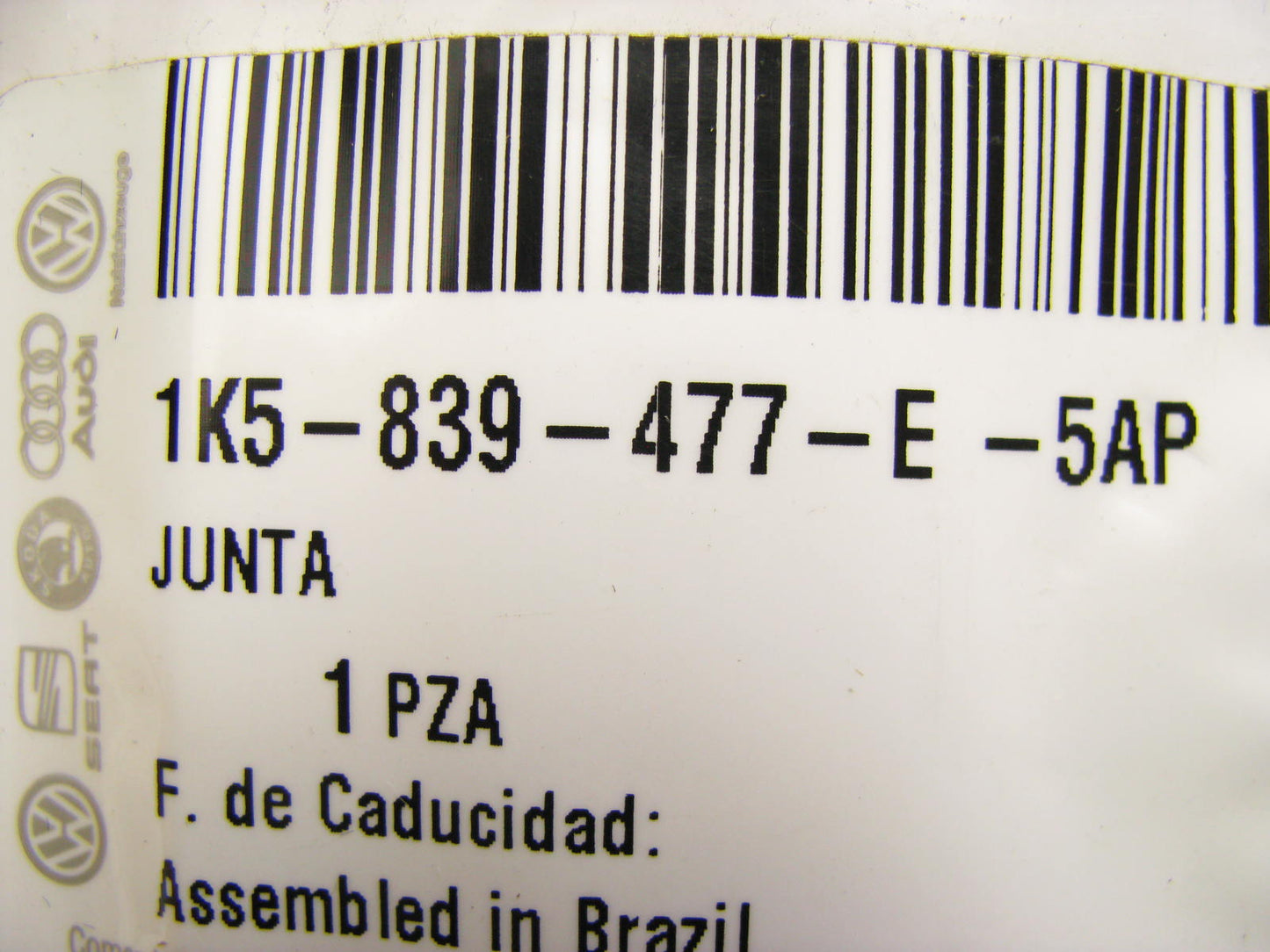 NEW GENUINE Rear Left Door Window Belt Weatherstrip Seal OEM 2005-10 VW Jetta