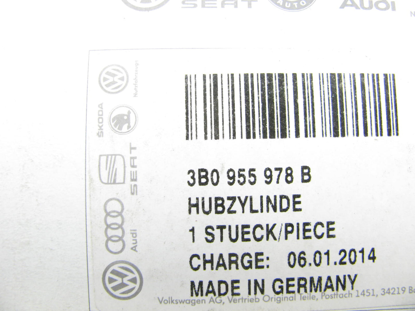New Genuine OEM Left Headlight Washer Spay Nozzle For 98-01 VW Passat 3B0955978B