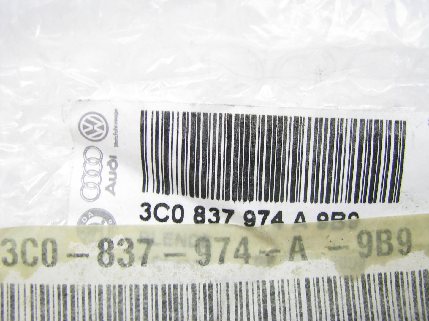 NEW - OEM VW Audi 3C0837974A9B9 Right Front Door Corner Cover 2006-2010 Passat