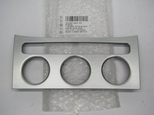 NEW OEM HVAC Panel Trim Brushed Aluminum 3C0863100A20V For 2006-2010 VW Passat