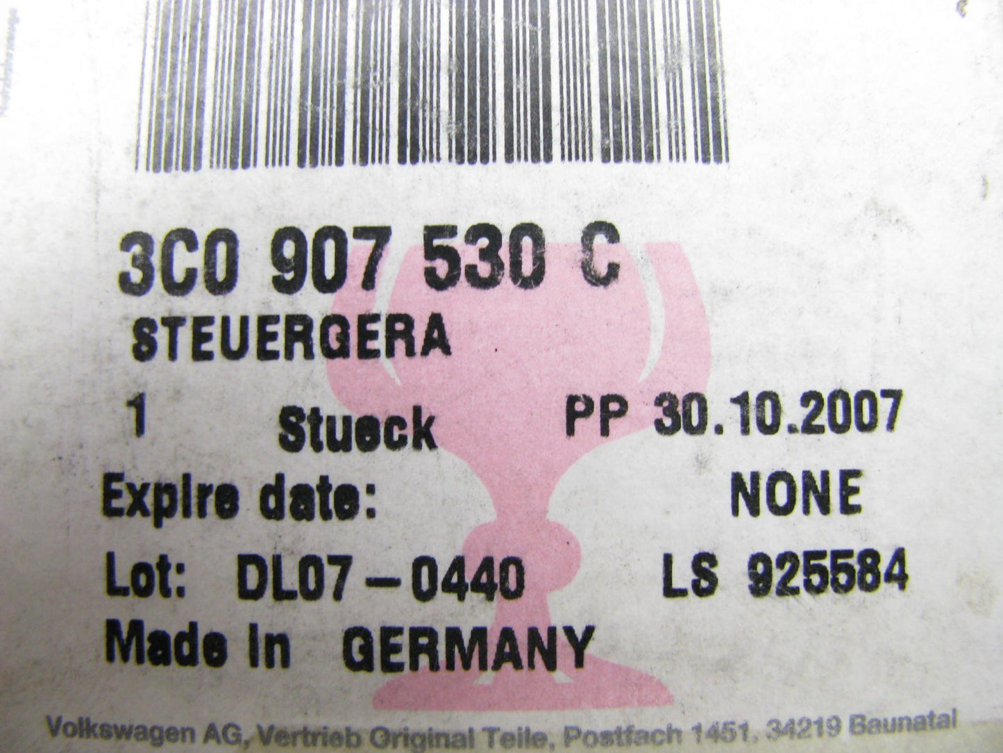 NEW OEM 09-12 VW CC 3C0907530C Gateway Body Control Module BCM W/O Auto Cruise