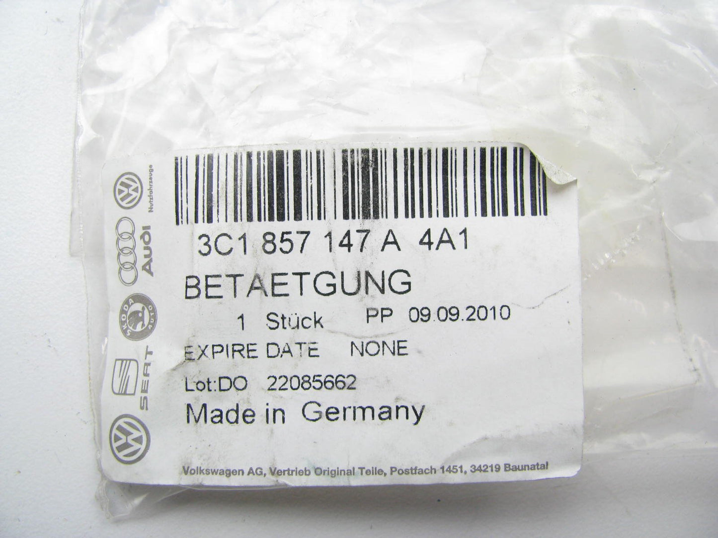 New Genuine Glove Box Latch Lock BROWN OEM For 13-16 Volkswagen CC 3C1857147A4A1