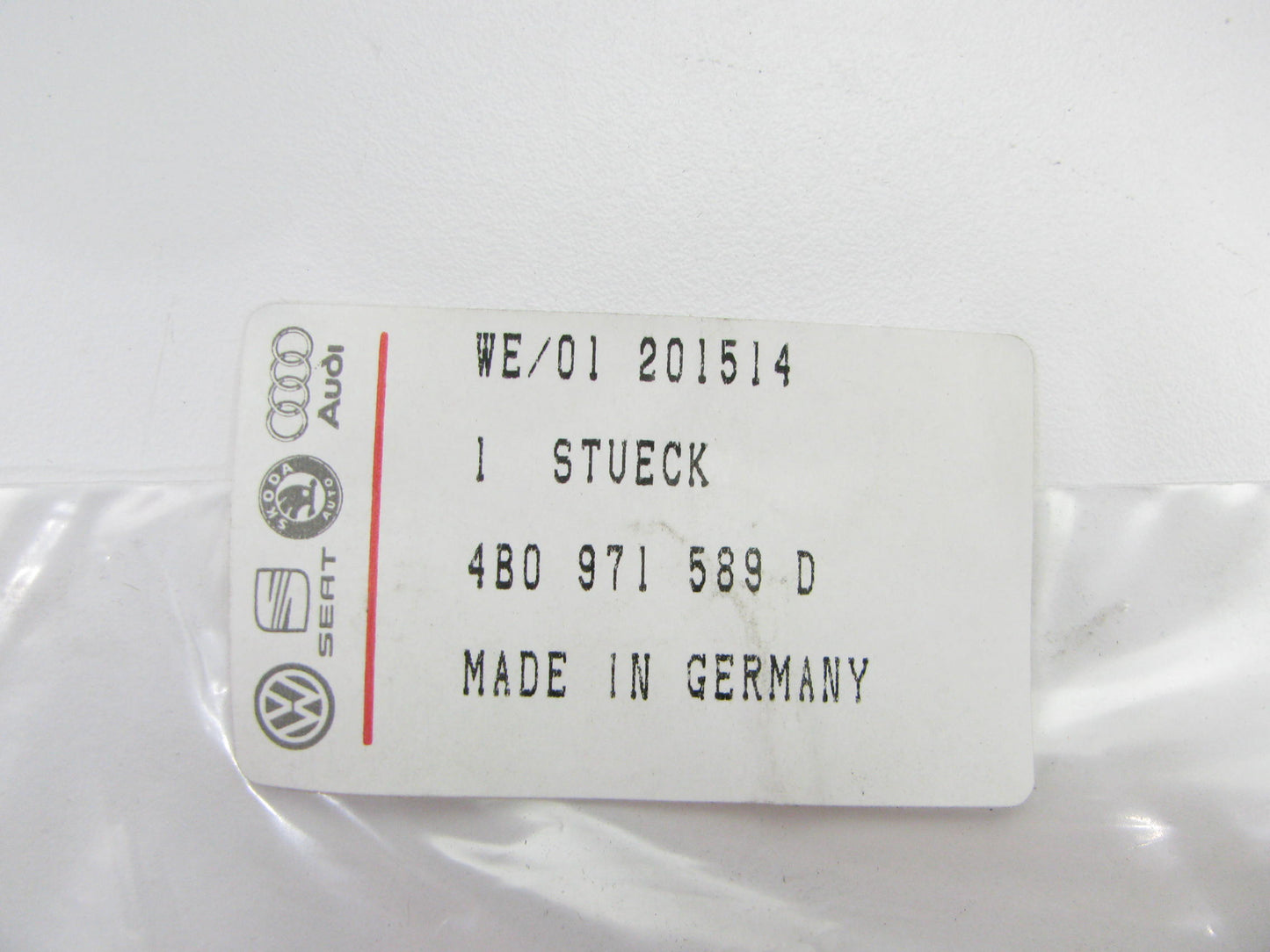 NEW GENUINE Steering SRS Harness OEM Audi 4B0971589D