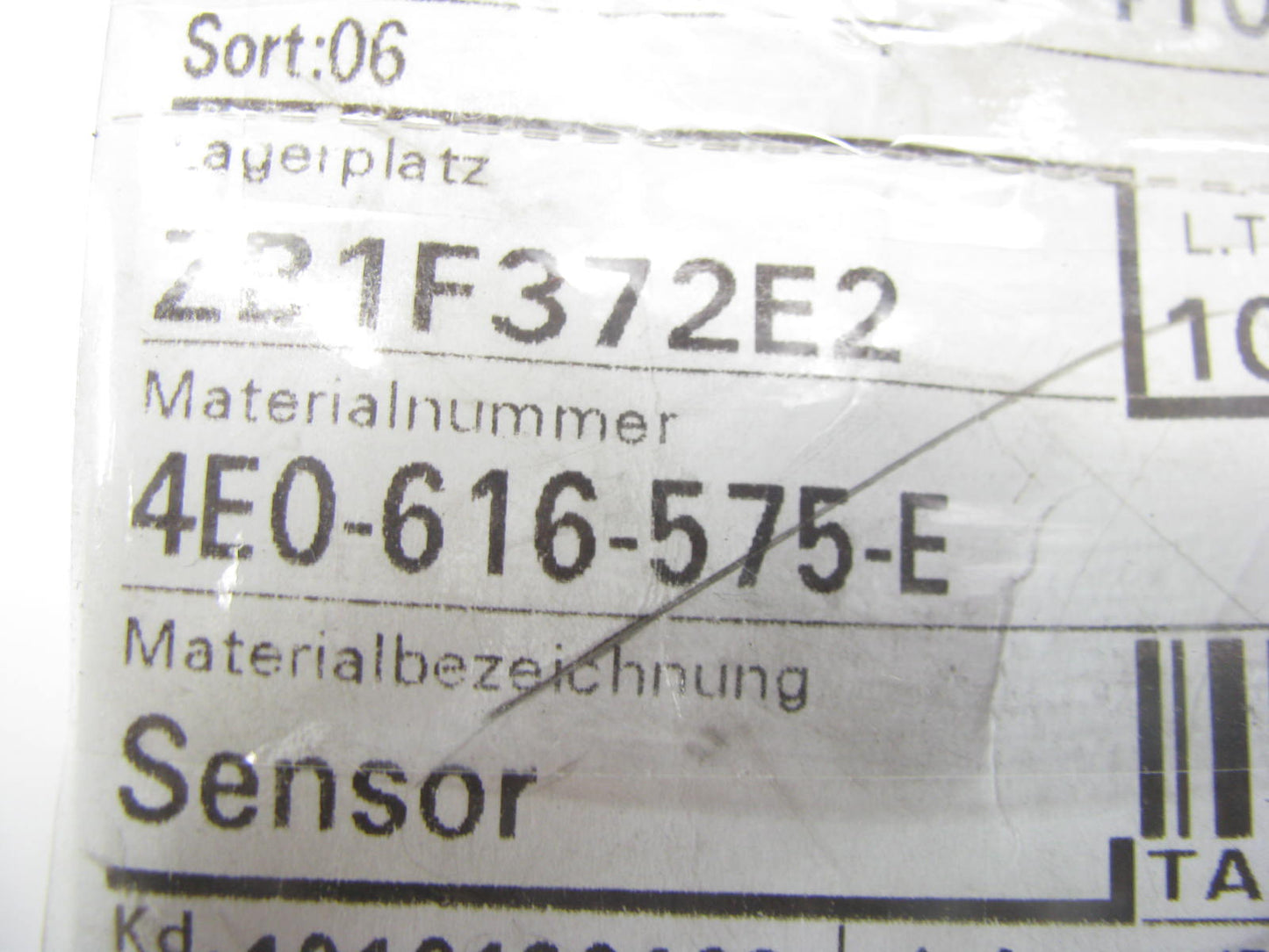 NEW - OEM 4E0616575E Rear Left Acceleration Sensor For 2004 Audi A4