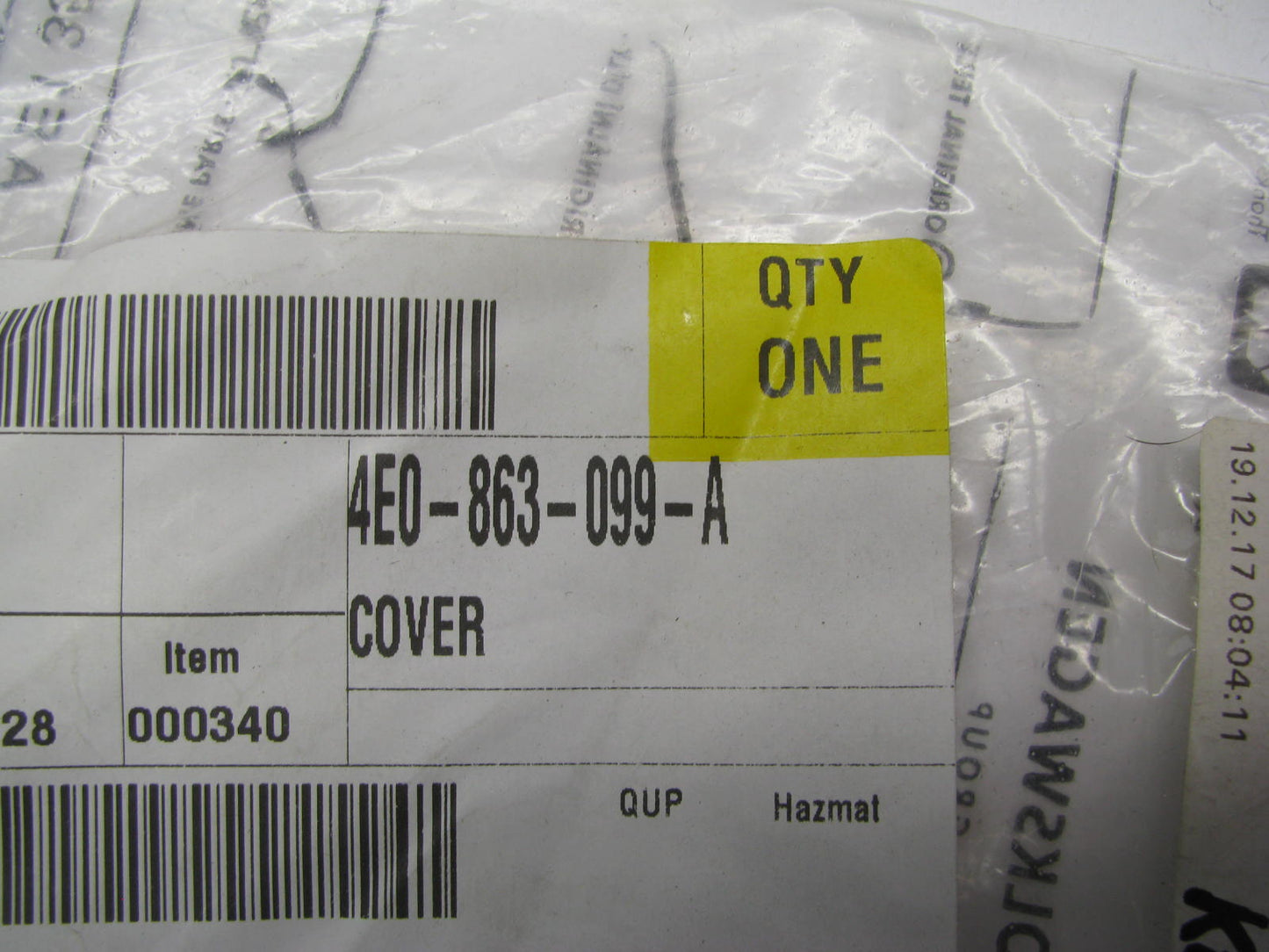 New Front Left Jointed Shaft Cover 4E0863099A Genuine OEM For 2003-20 Audi A8/S8