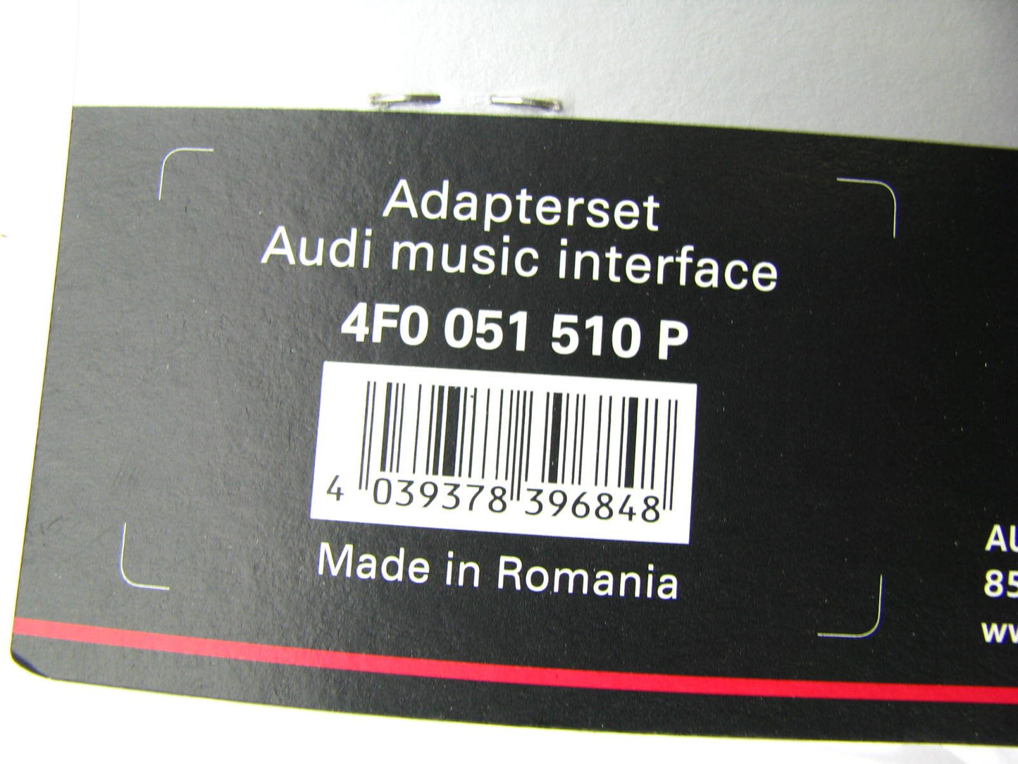GENUINE OEM For VW MDI Music Interface Adapter Cable USB AUX Cord 4F0051510P