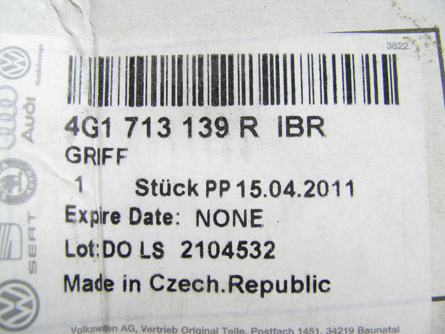 NEW GENUINE Automatic Auto Trans Shift Lever Knob & Boot OEM Audi 4G1713139RIBR