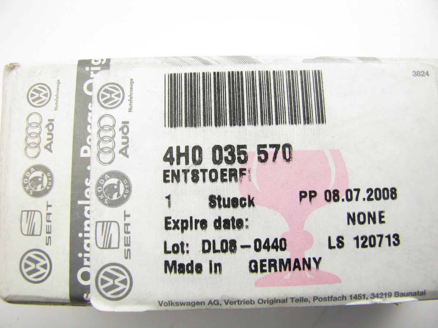 NEW - OEM VW Audi Radio Antenna Noise Supressor Filter 4H0035570