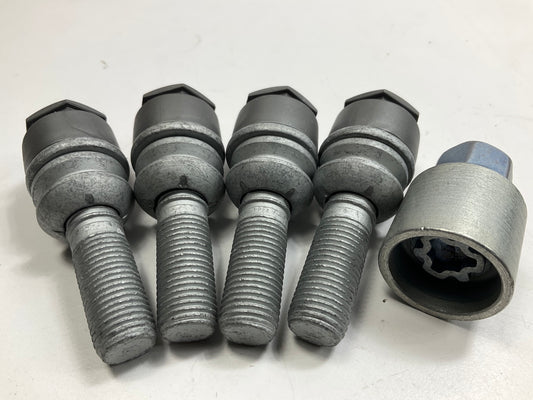 NEW GENUINE Wheel Locks Lock Set W/ Key OEM For 2007-2015 Audi Q7 4L0071455