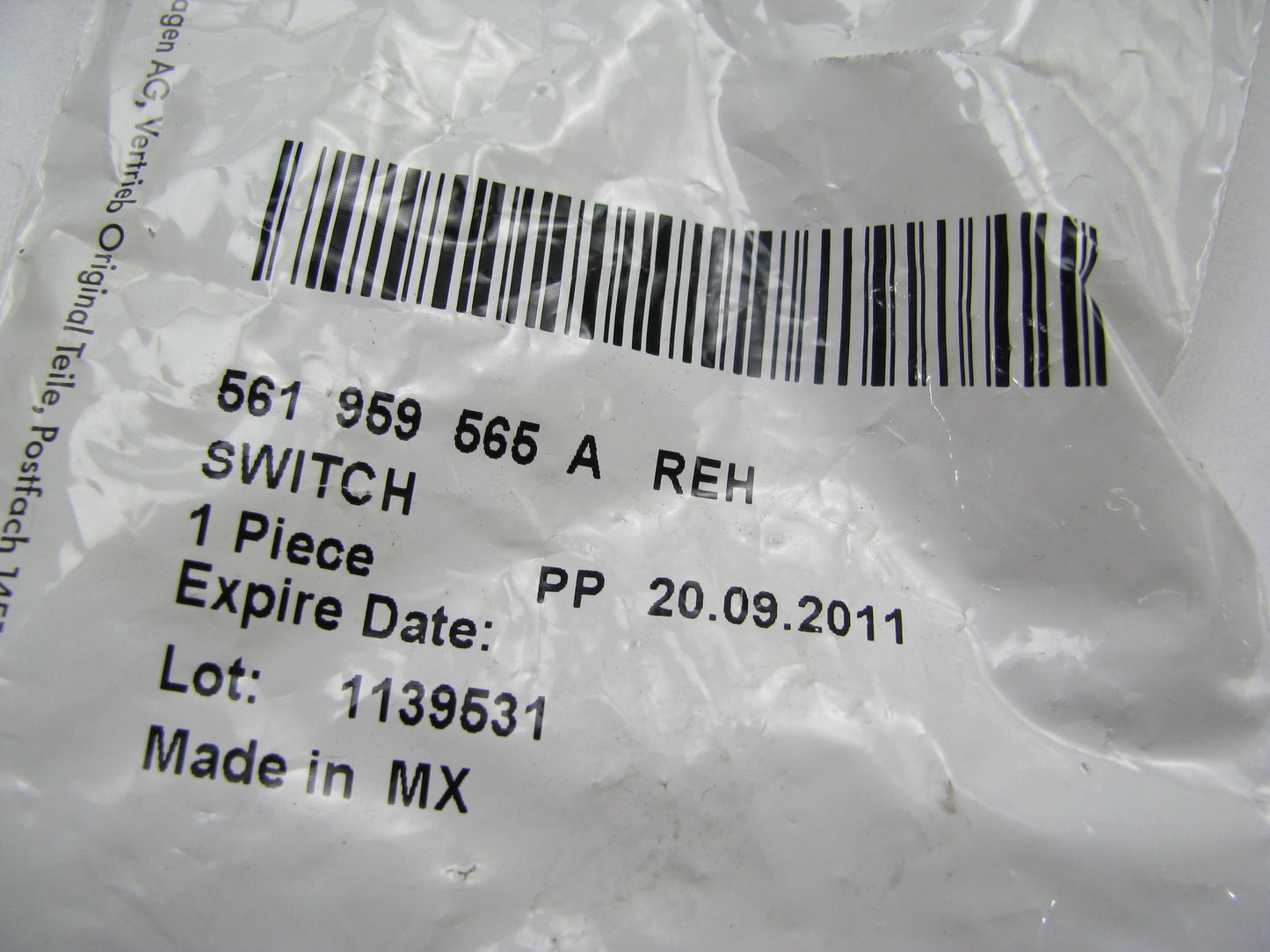 New OEM Power Mirror Adjust Switch 561959565AREH - 2012-2018 Volkswagen Passat