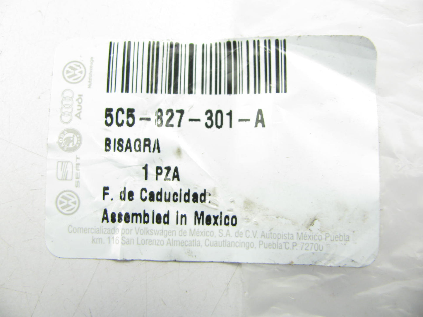 NEW - OEM VW Audi 5C5827301A Liftgate Tailgate Hinge 2013-2019 Beetle