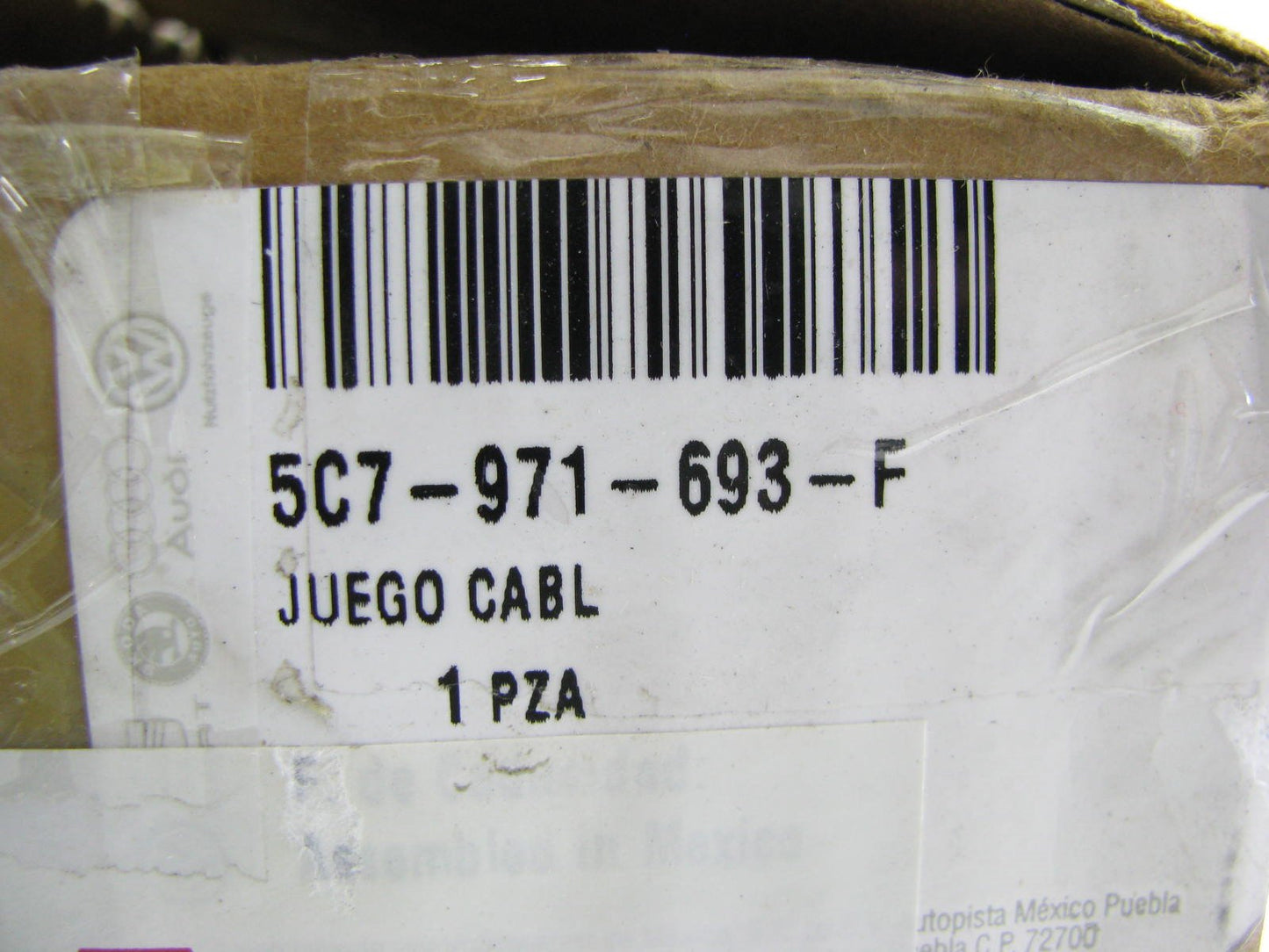 New OEM Rear Left Side Door Wire Harness Loom 11-12 Volkswagen Jetta 5C7971693F