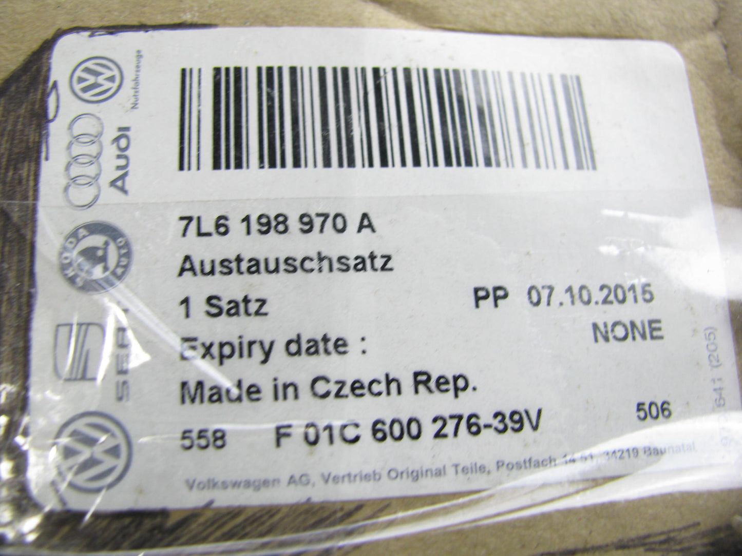 NEW GENUINE OEM 2007-2010 VW Touareg TDI DIESEL DEF Heater Element For Urea Tank