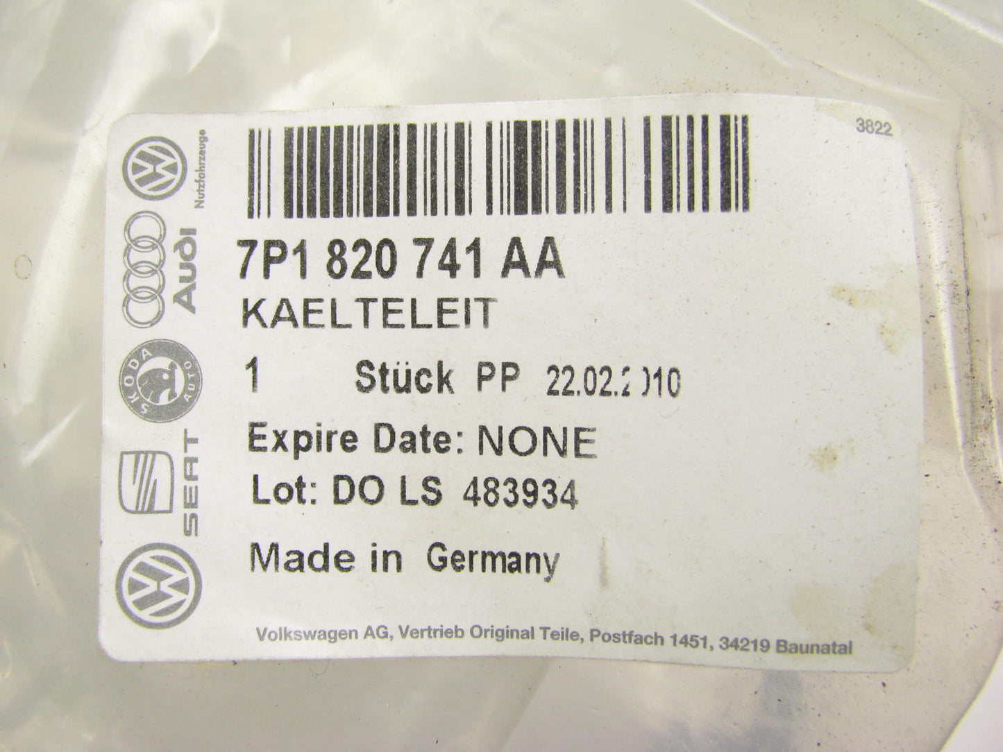 New Genuine A/C Suction Hose OEM For Volkswagen Touareg 11-16 3.0L Diesel