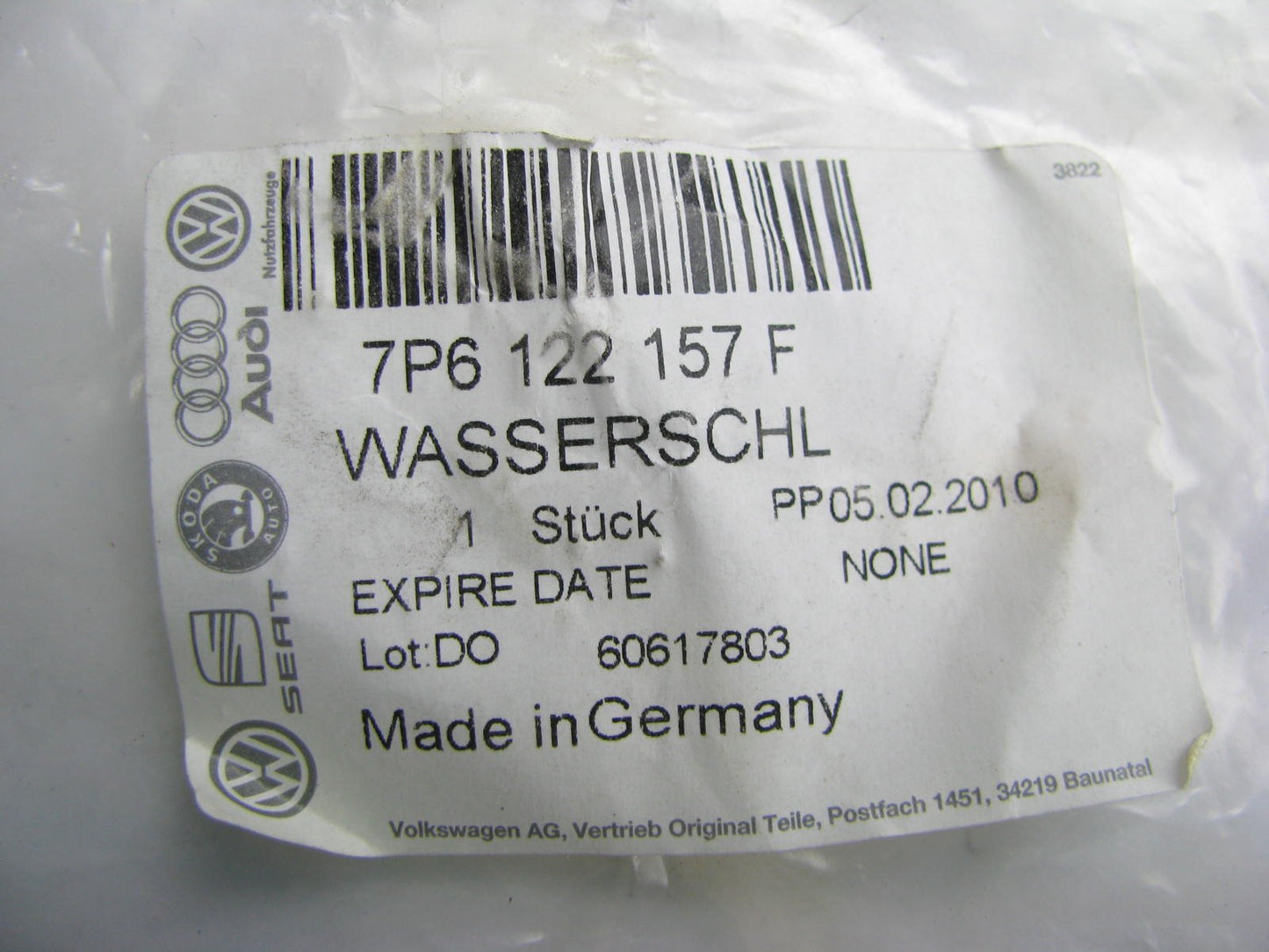 New OEM Engine Coolant Water Hose Heater Valve For 11-12 VW Touareg 3.0L DIESEL