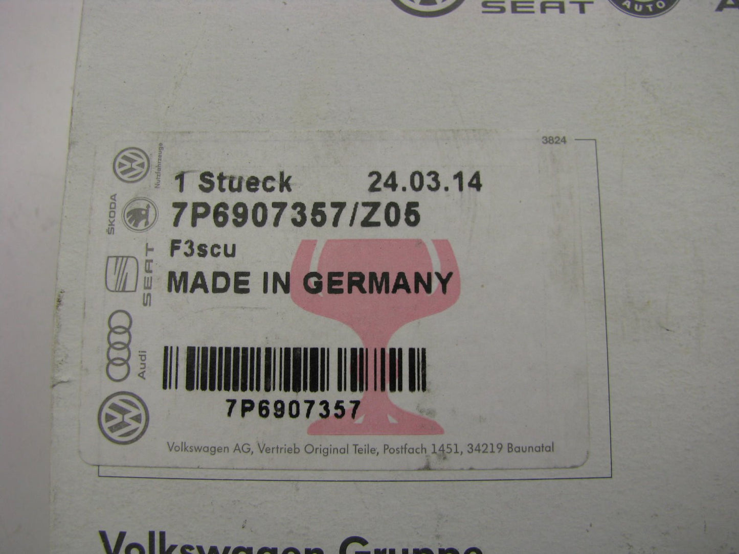 New OEM HID Headlamp Light Control Module Ballast 12-14 VW Touareg 7P6907357Z05