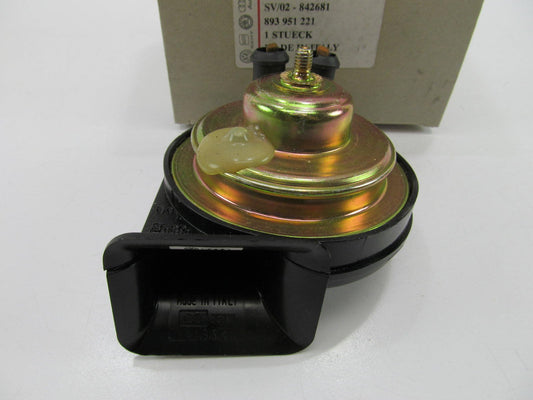 NEW - OEM VW Audi 893951221 Low Tone Horn