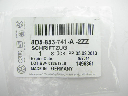 NEW GENUINE Rear Deck Lid *4* Emblem OEM For 2000-2002 Audi A4 S4 8D5853741A2ZZ