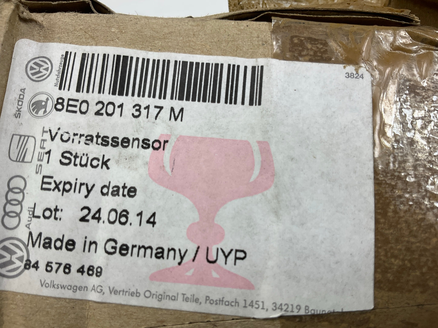 NEW Audi 8E0201317M Fuel Level Sender OEM Audi A4/S4/Avant/Quattro 8E