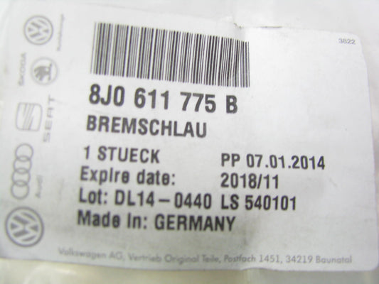 NEW - OEM GENUINE VW AUDI 8J0611775B REAR Brake Hose For 2008-2016 Audi TT