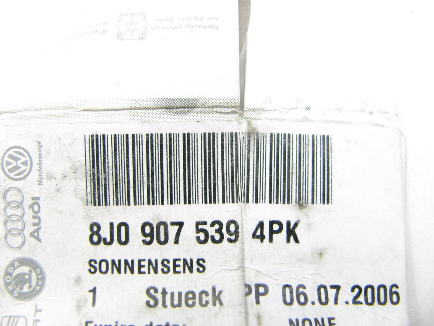 NEW - OEM VW Audi 8J09075394PK Headlamp Sentinel Sensor