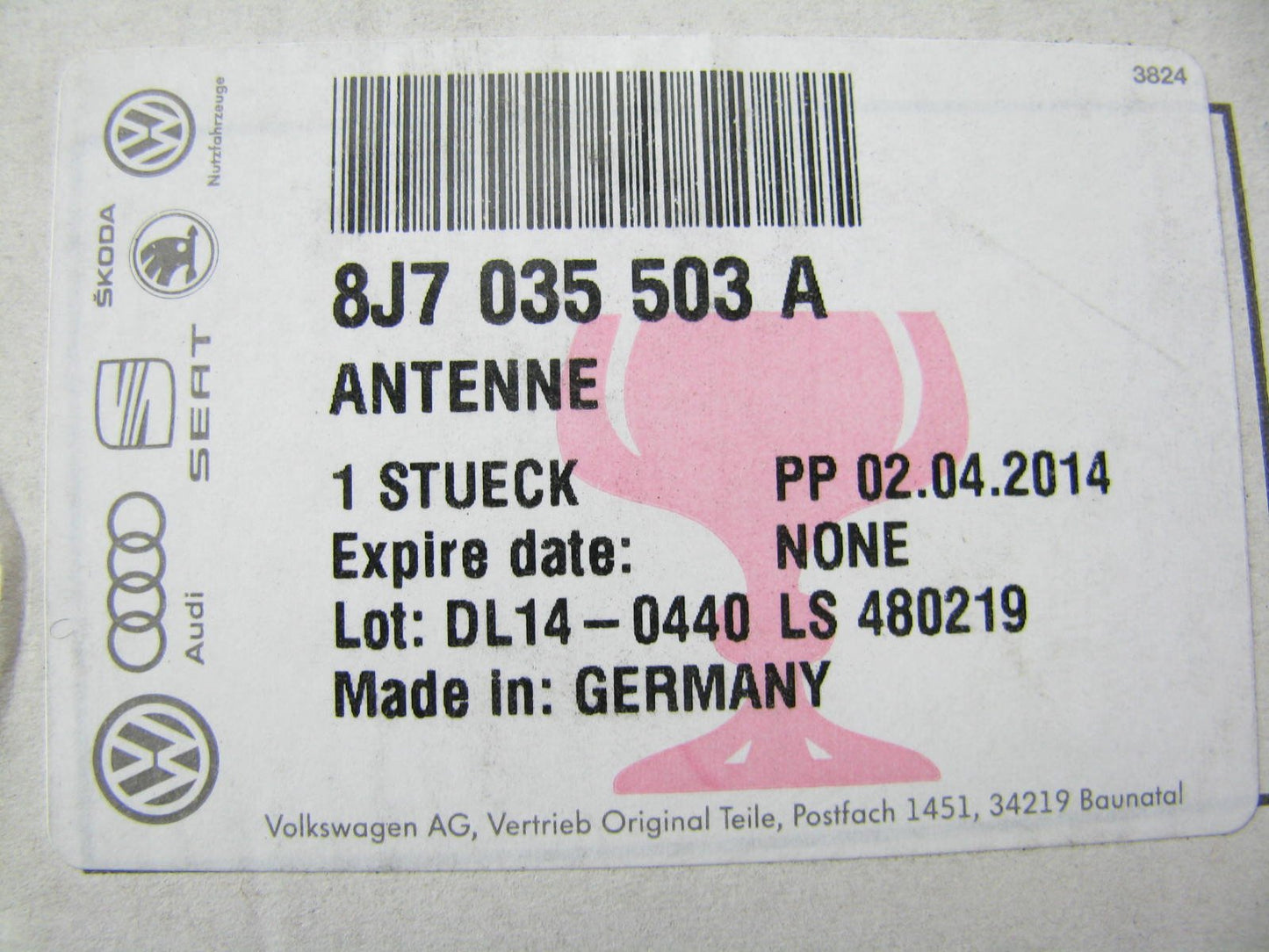 New OEM GPS Navigation System Antenna For 08-15 Audi TT Convertible 8J7035503A