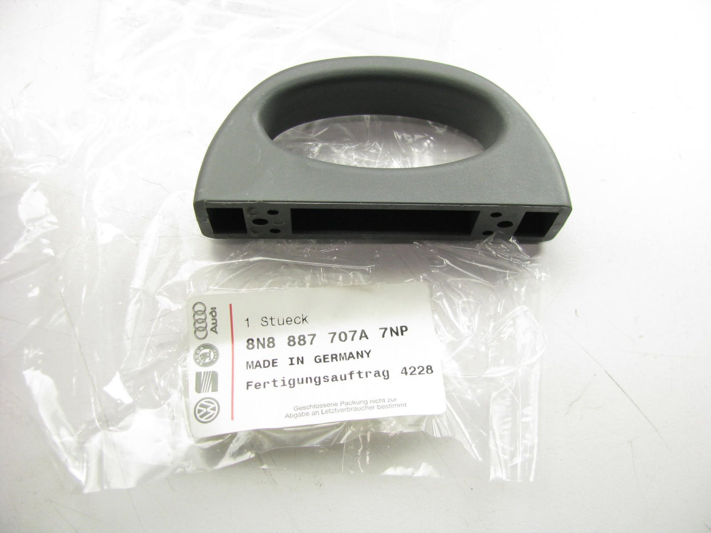 New OEM Seat Belt Guide GRAY For 00-06 Audi TT 8N8887707A7NP