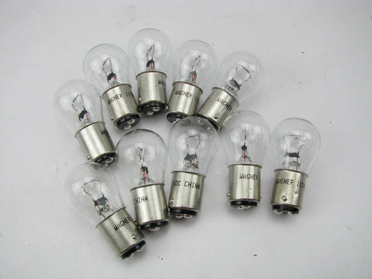 (10) Wagner 1156DC Double Contact Bayonet Style Mini Light Bulbs - 12V