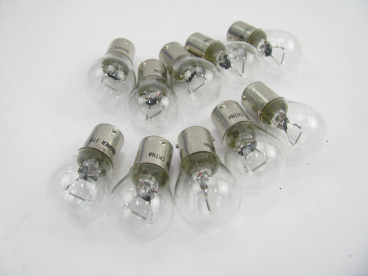 (10) Wagner 199 Turn Signal Light Bulb - Single Contact Bayonet S8 12V 28.8 Watt