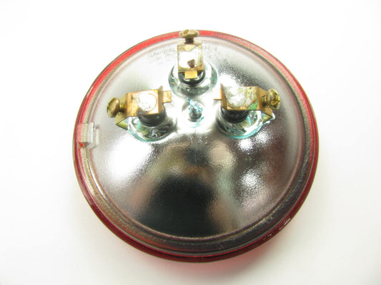 (12) Wagner 4425R Sealed Beam RED Light Lamp Bulbs 18W 12.8V PAR 36 Bulb 4 1/2''
