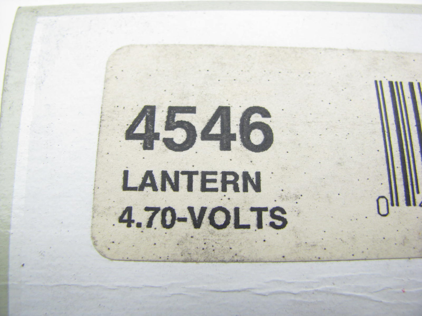 Wagner 4546 Lantern Sealed Beam Bulb PAR36 4.5'' Diameter 4.7V 2.35W