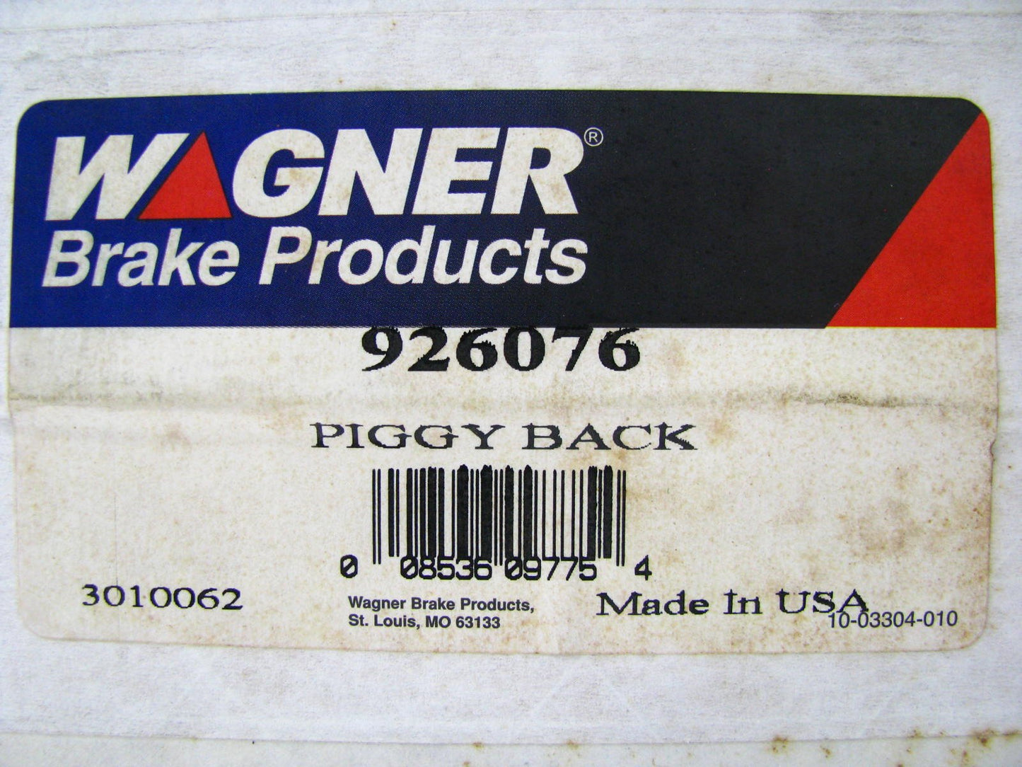 Wagner 926076 Air Brake Chamber Type 24/24 - Piggy Back MADE IN USA