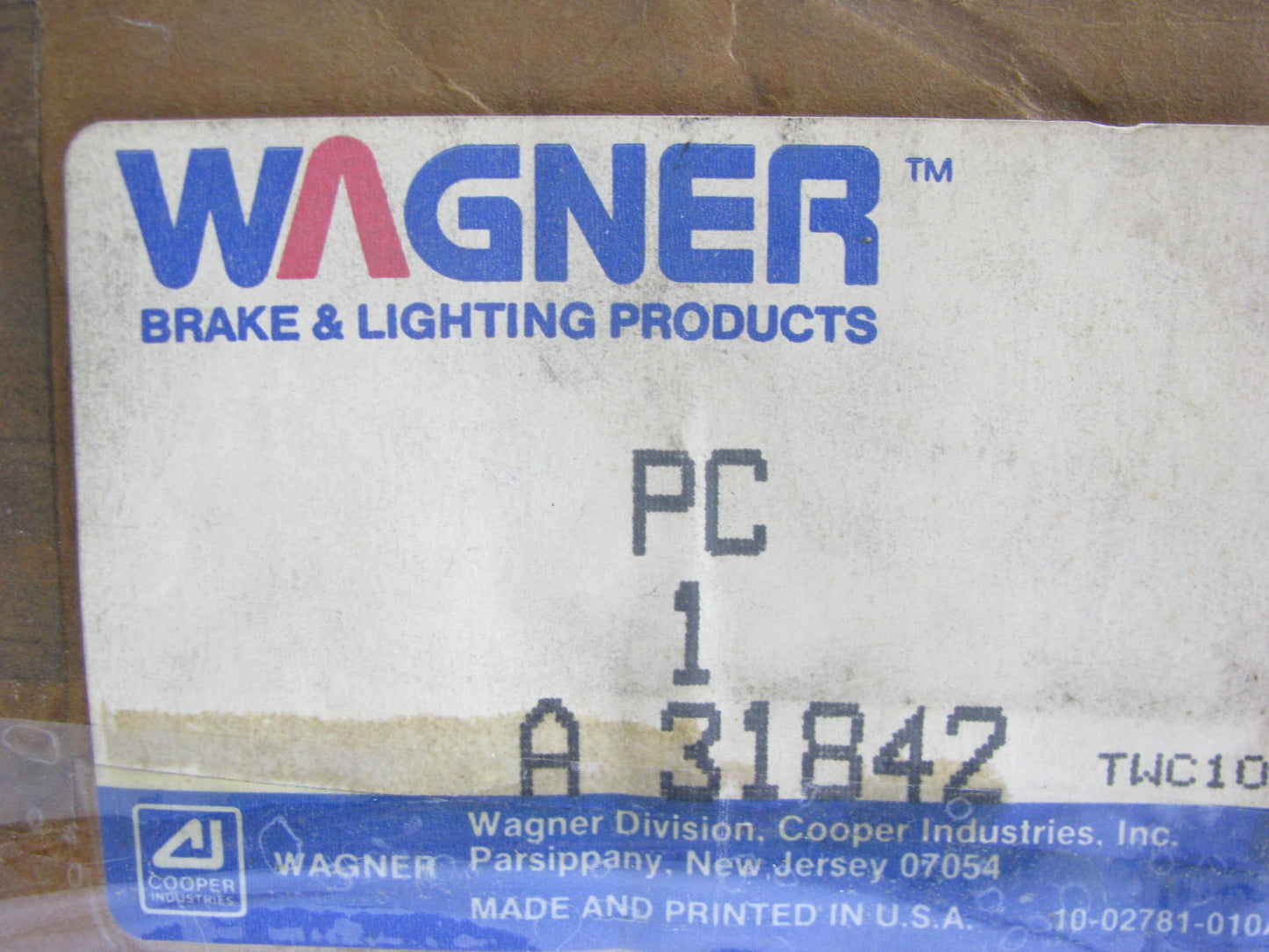 Wagner A31842 Air Power Brake Master Chamber Cylinder 5-1/2'' Dia