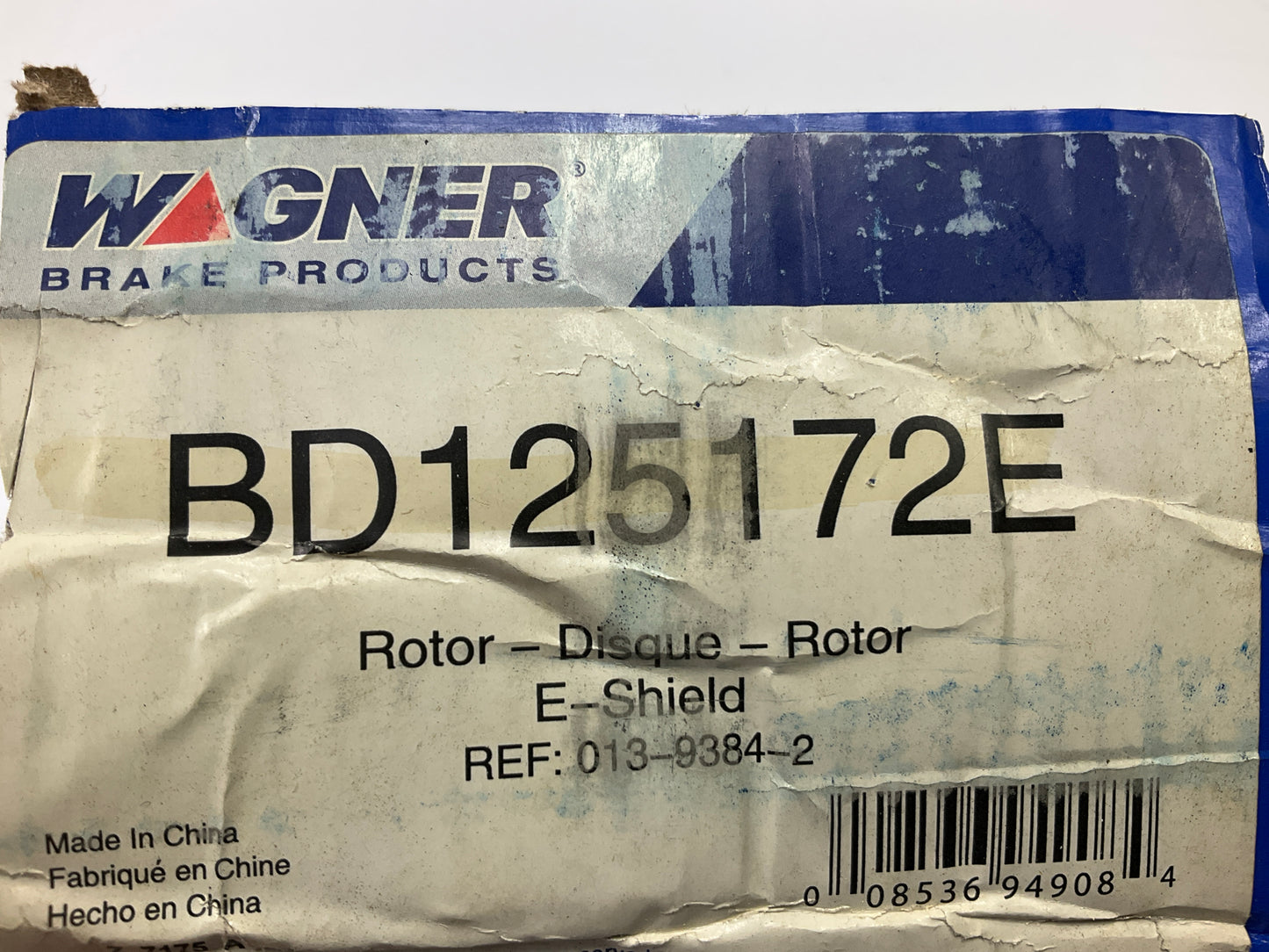 Wagner BD125172E Disc Brake Rotor And Hub Assembly, Front