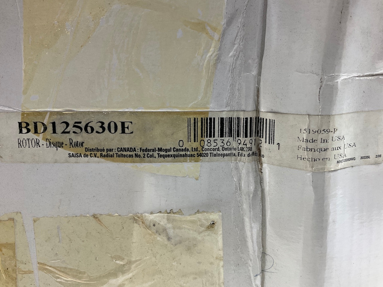 Wagner BD125630E Front Disc Brake Rotor And Hub Assembly, 8-Lug, DUALLY DRW ONLY