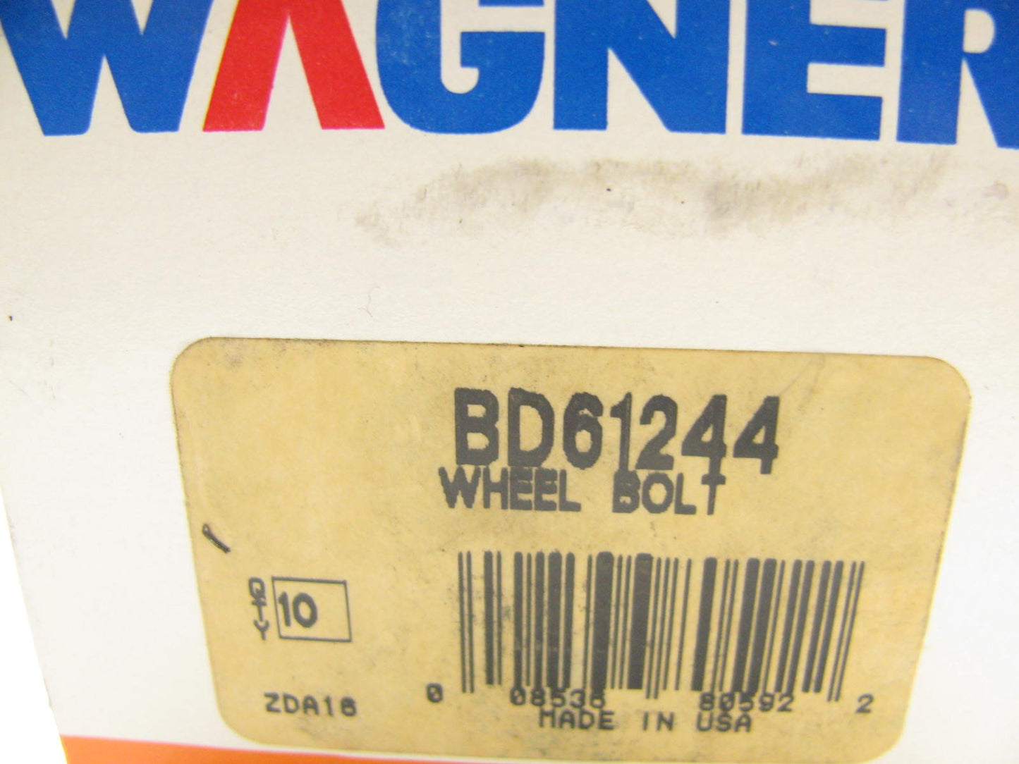 (10) Wagner BD61244 Wheel Lug Stud Bolts