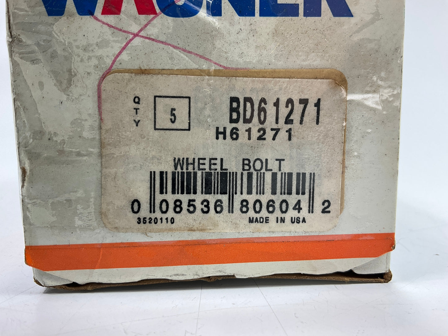 (5) Wagner BD61271 Wheel Lug Bolt Studs 1967-71 Ford F-250, 1969 E-300 Econoline