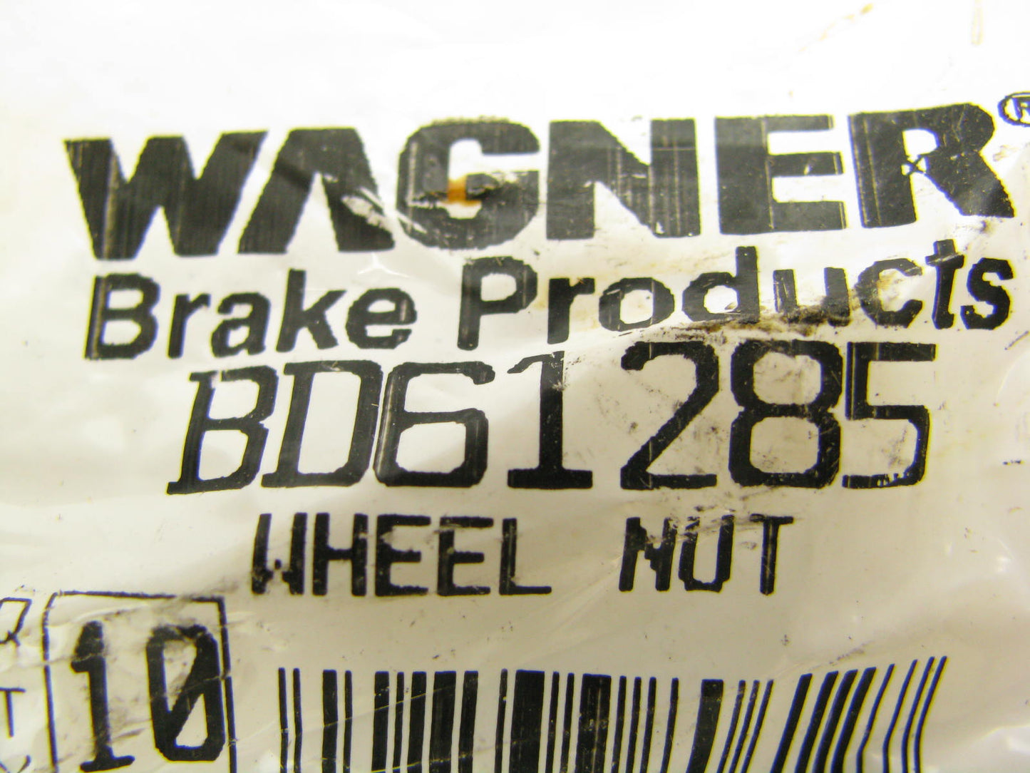 (10) Wagner BD61285 Wheel Lug Nuts - Front / Rear