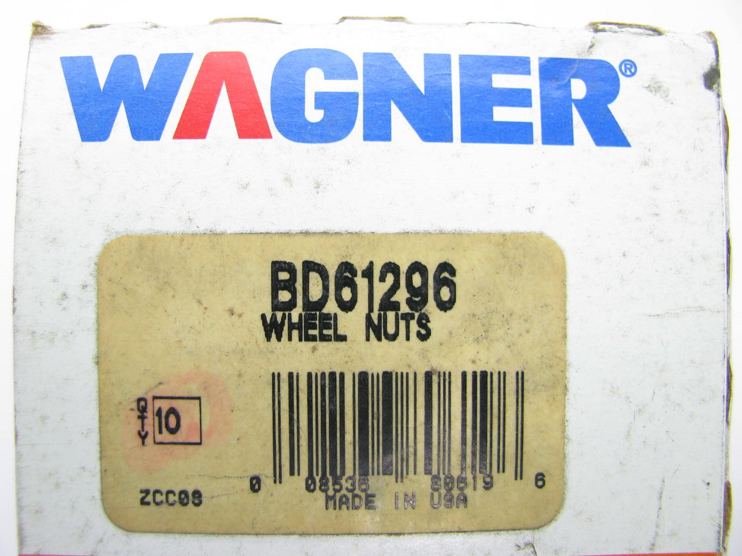 (10) Wagner BD61296 Rear Wheel Lug Nuts
