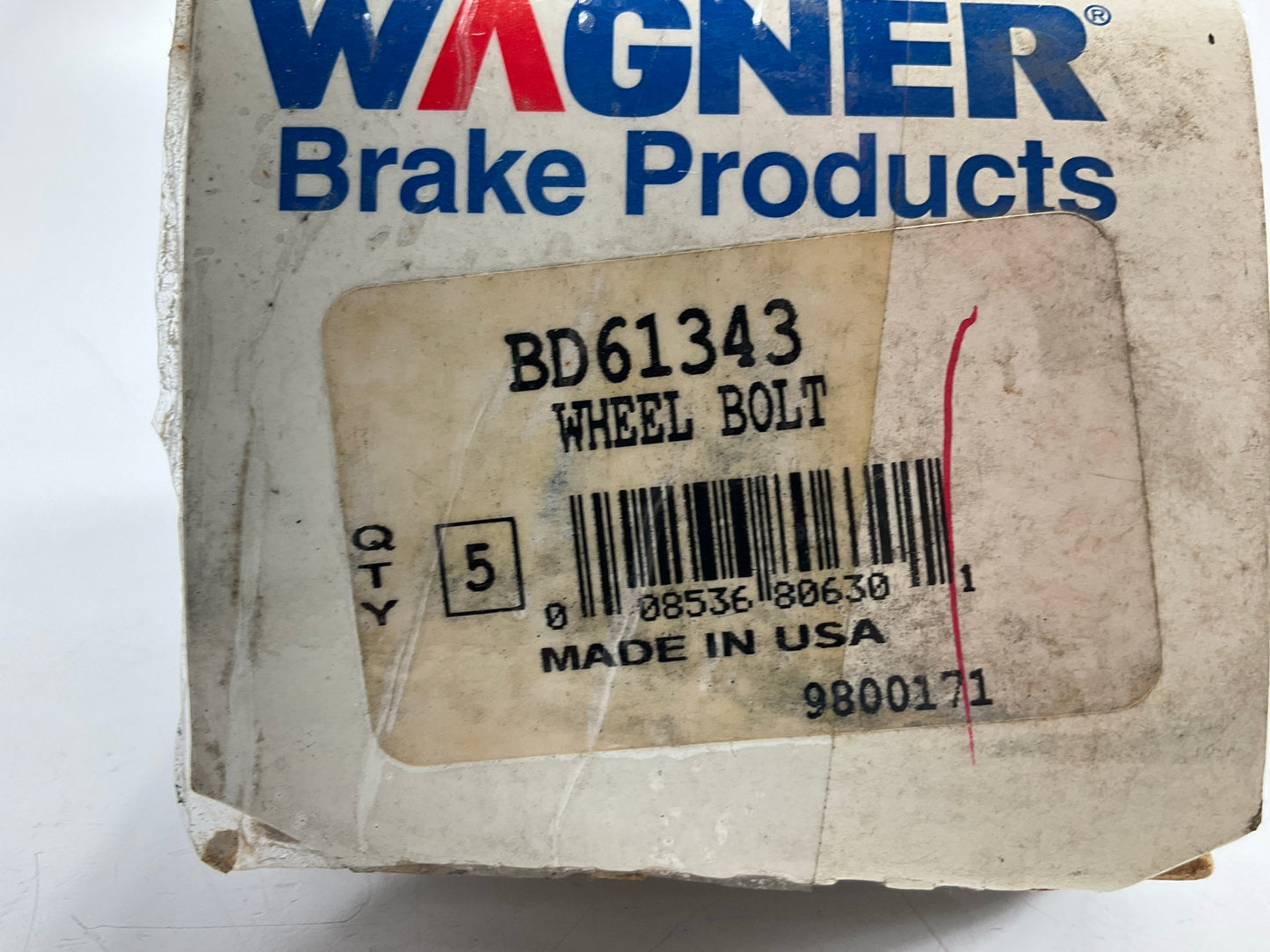 (5) Wagner BD61343 Wheel Lug Studs - Rear