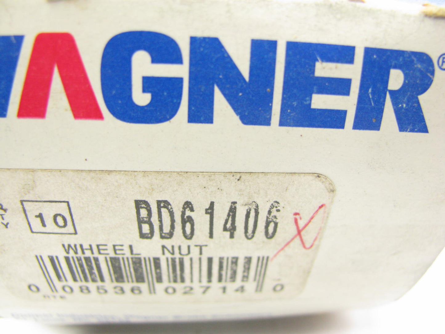 (10) Wagner BD61406 Wheel Lug Nuts