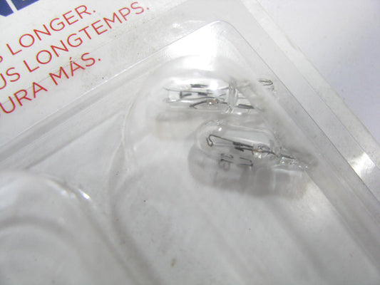 (2) Wagner BP37LL Long Life Wedge Minature Lamp Light Bulb