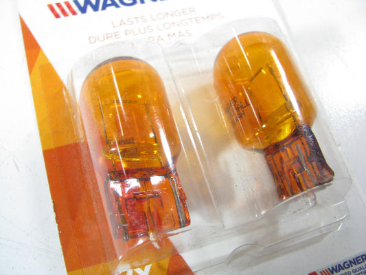 (2) Wagner BP7440NAL Long Life Amber Turn Signal Lamp Light Bulb