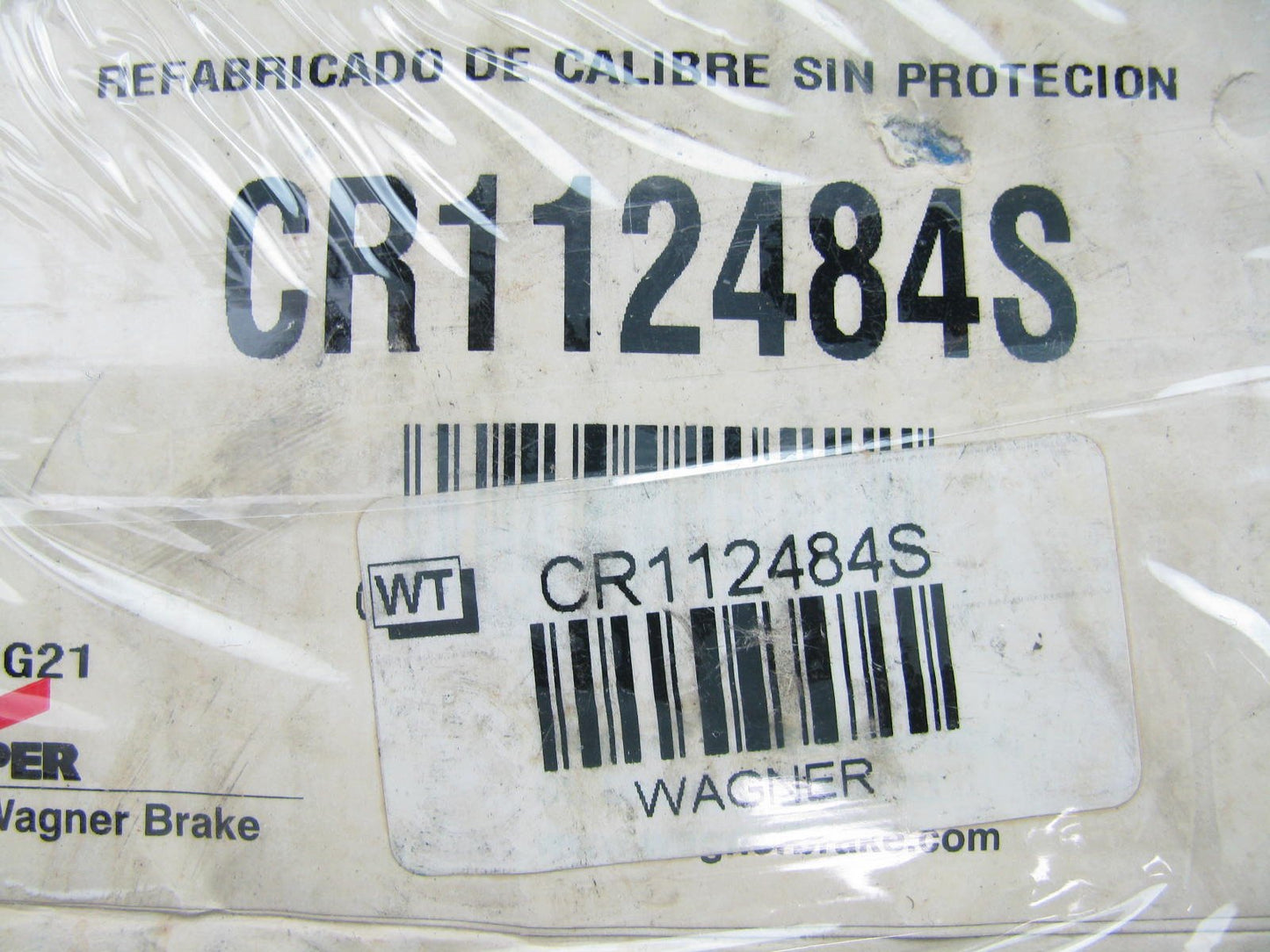 REMAN. Wagner CR112484S Front Left Brake Caliper - 1986-1992 Taurus, Sable