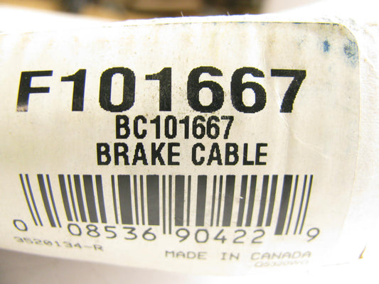 Wagner F101667 Forward Parking Brake Cable for 1978-1979 Fairmont Zephyr