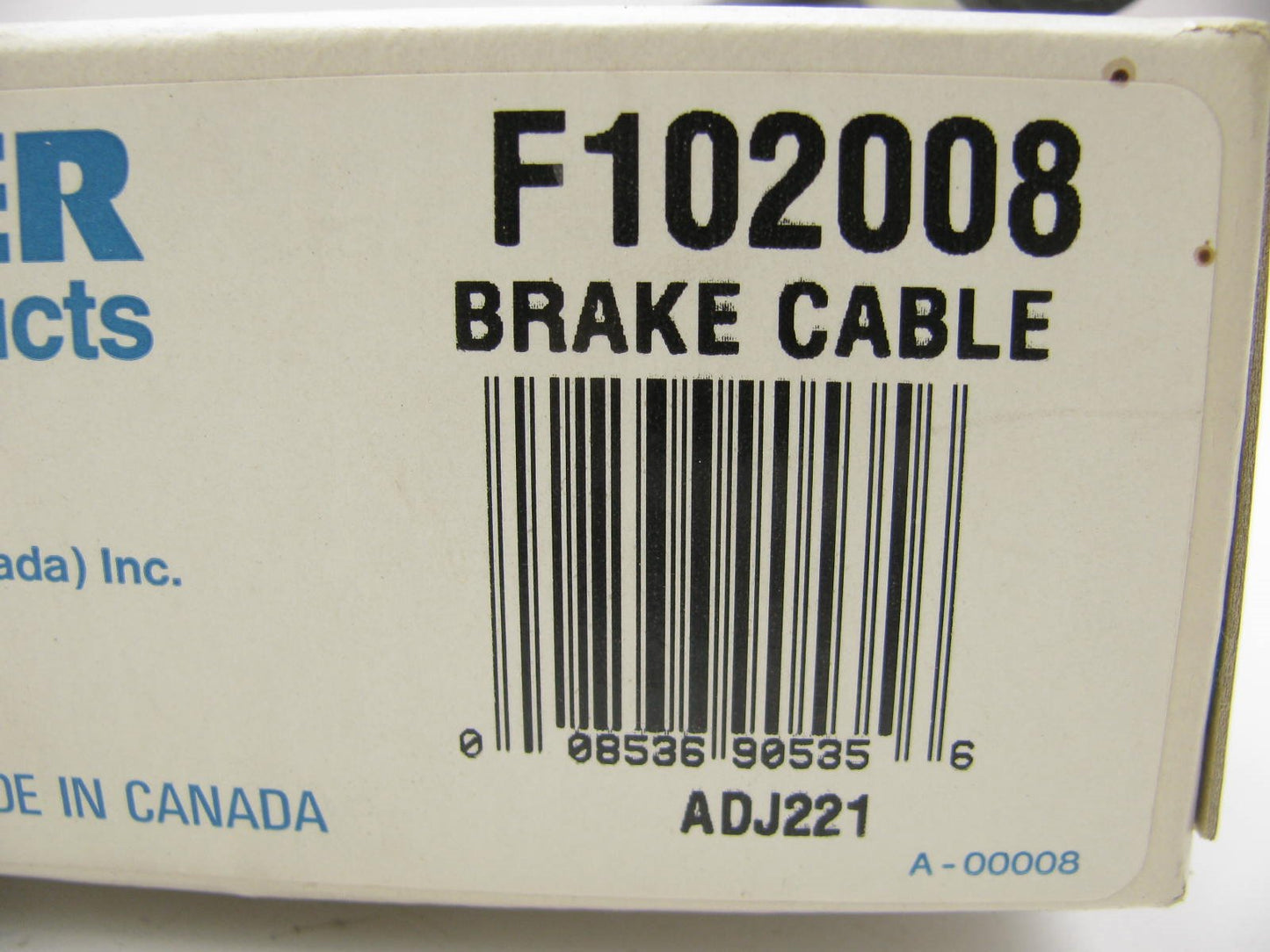 Wagner F102008 REAR RIGHT Parking Brake Cable